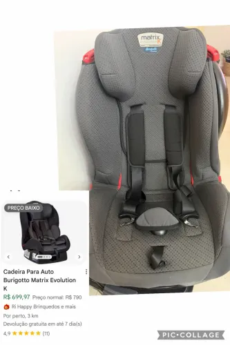Cadeira Burigotto 0-25kg reclinável 