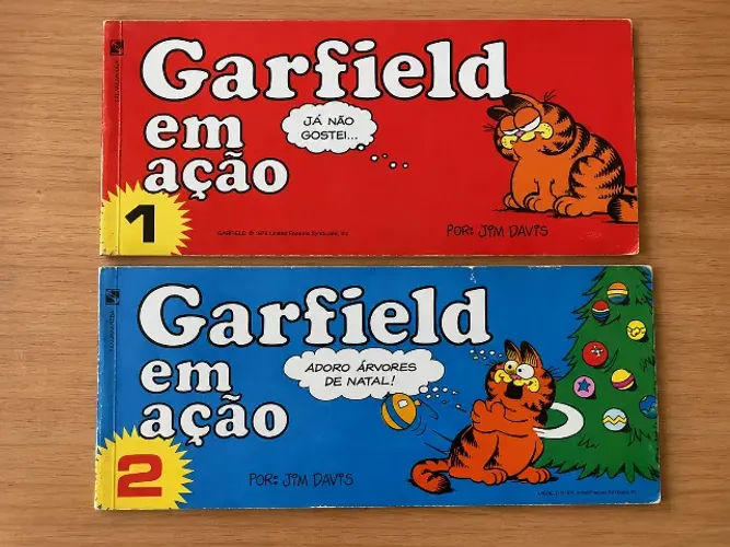 Coleção Garfield Em Ação + Especiais | Lote 9 HQs Antigas