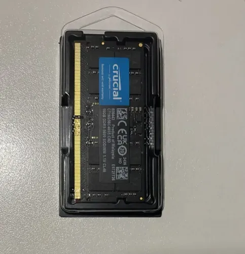 Memoria Ram Para Notebook Ddr5 16gb 5600mhz Crucial