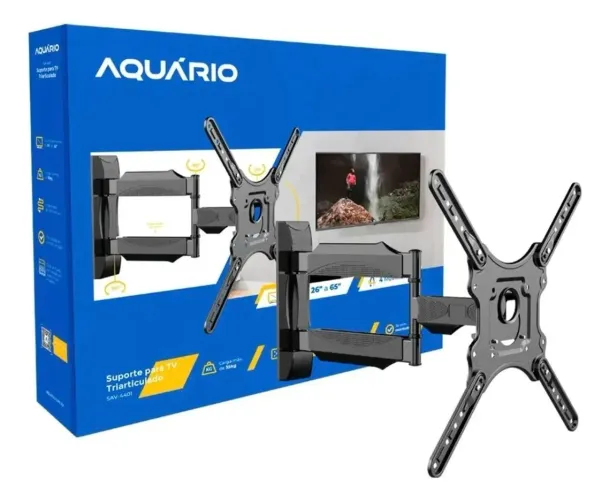 Suporte tri-articulado de TV 26"- 65" - braço 50cm NOVO