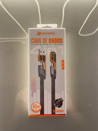 Cabo de carregamento turbo com 4 entradas!