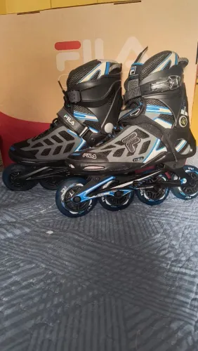 Patins FILA, Primo Air Wave, Black BLUE, usado