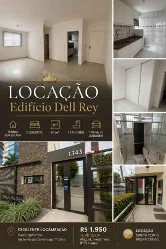 Apartamento para Alugar - Bairro Quilombo | Térreo | Direto com o Proprietário