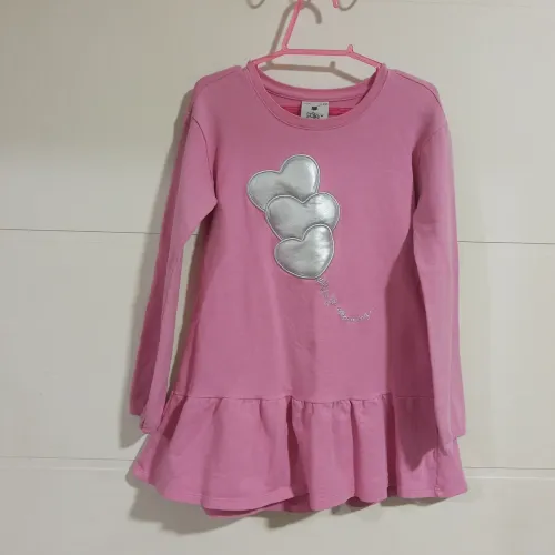 Vestido de Moletom infantil 