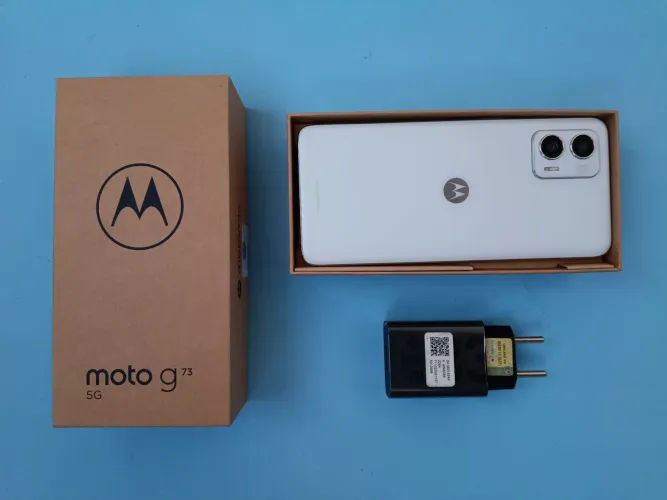 Smartphone Motorola Moto G73 Dual Chip 5G Câmera 50MP Armazenamento 128GB RAM 8GB