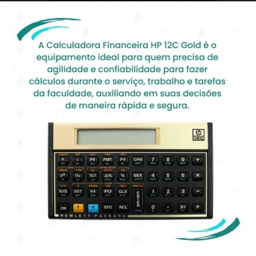Calculadora HP 12c Gold