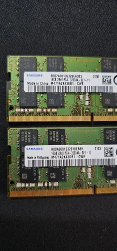 Memória RAM de notebook 16GBx2 DDR4