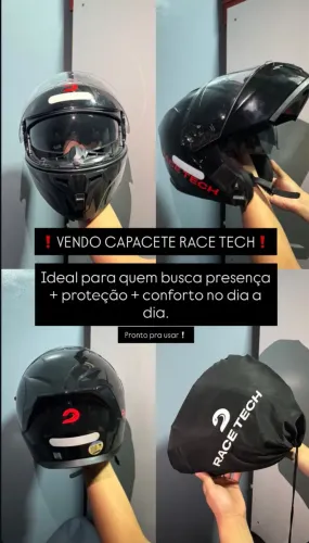 Vendo capacete race tech
