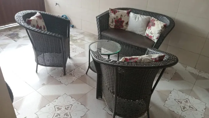 Conjunto de Cadeiras de Pátio SEMI NOVO