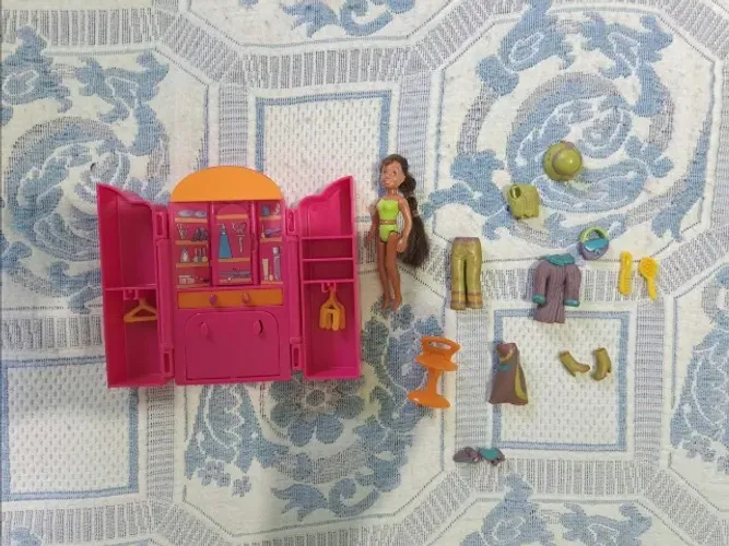 polly pocket armário vintage