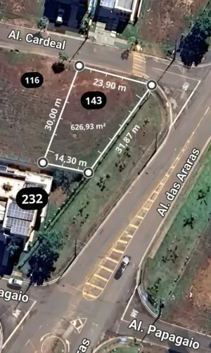 620m2 Twrreno de esquina