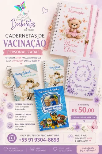 Caderneta de Saude / vacina / gestante