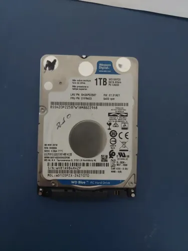 HD INTERNO PARA NOTEBBOK 1 TB