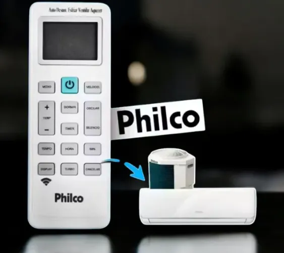 controle remoto phiilco função turbo display