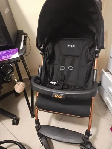 Carrinho e bebe conforto burrigoto ecco