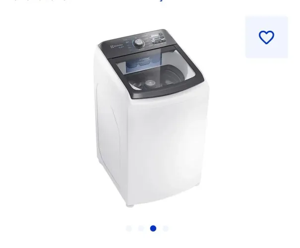 Uma lavadora Eletrolux