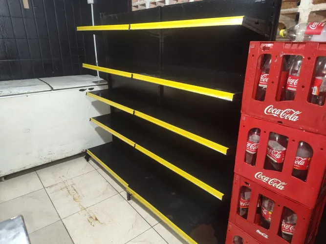 Gôndola para mercado de parede