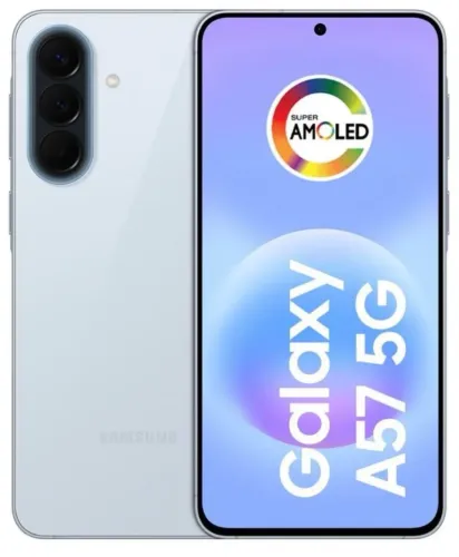 Samsung Galaxy A57 5G 128GB NOVO LACRADO - Azul Claro ou Lilás
