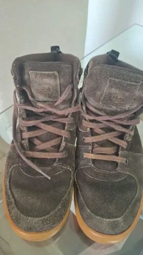 Bota em couro camurça legítimo Timberland!