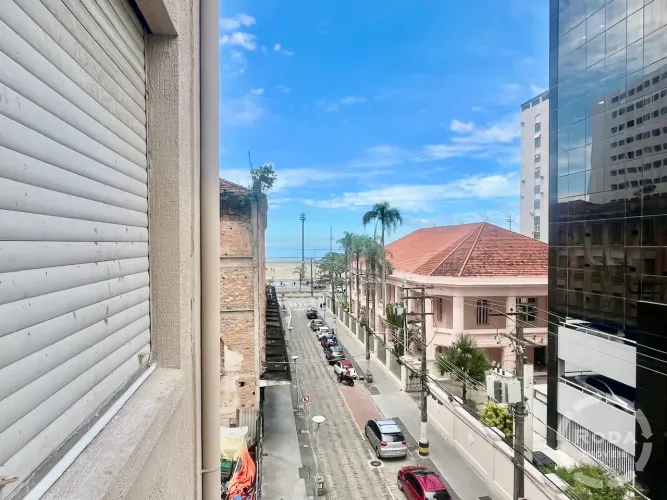 Apartamento no Gonzaga Com 2 Dormitórios À venda | 65 m² | sem vaga | Gonzaga/Santos-sp