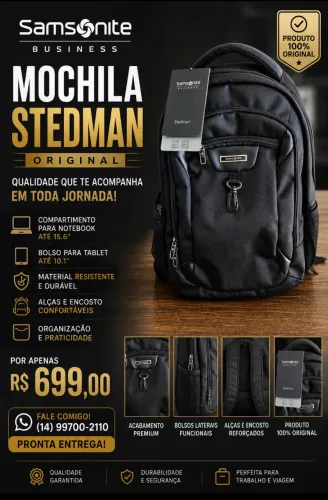 Mochila Samsonite Stedman Business Nova