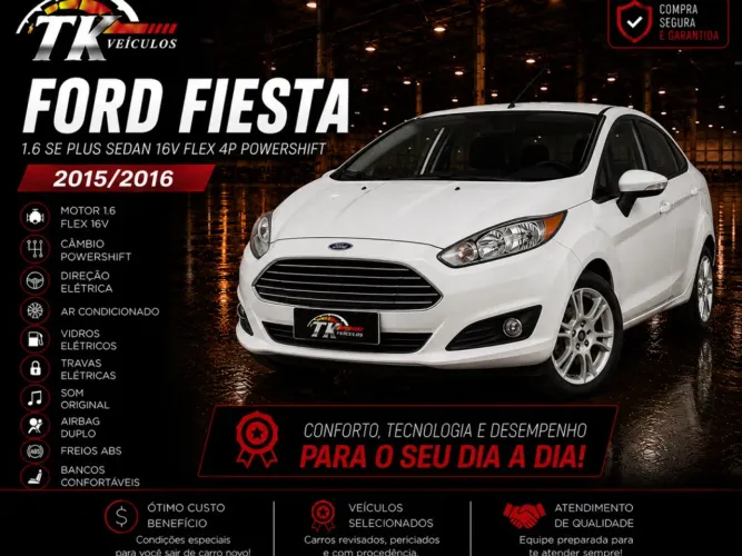 Ford Fiesta Sedan SE 1.6 16V Flex 4P 2016
