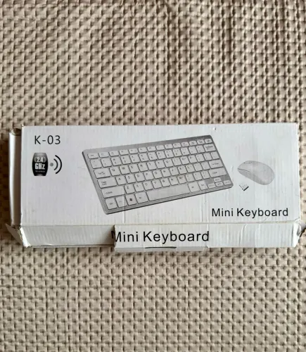 Teclado Bluetooth Mini Keyboard com mouse
