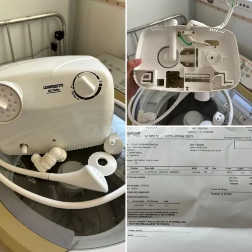 Chuveiro Elétrico Lorenzetti 127V 5500 Jet Turbo Branco