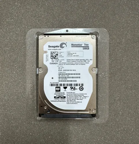 HD Sata Seagate Momentus Thin 500GB