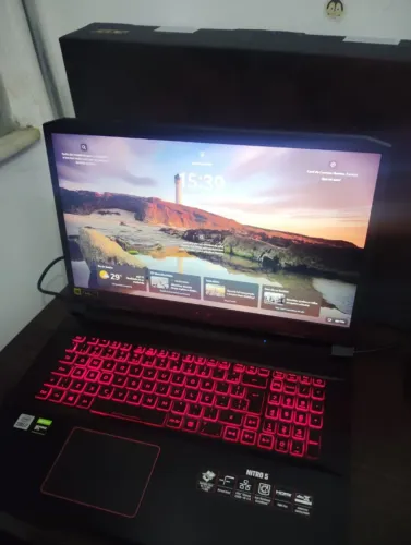 NOTEBOOK ACER NITRO 5 - 17,3 POLEGADAS, GTX1650, 8GB, SSD NVME 512GB