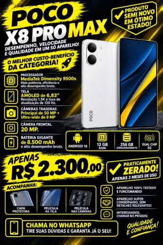 Poco x8 pro max