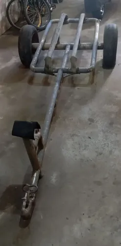 CARRETINHA DE ENCALHE TOTALMENTE EM INOX