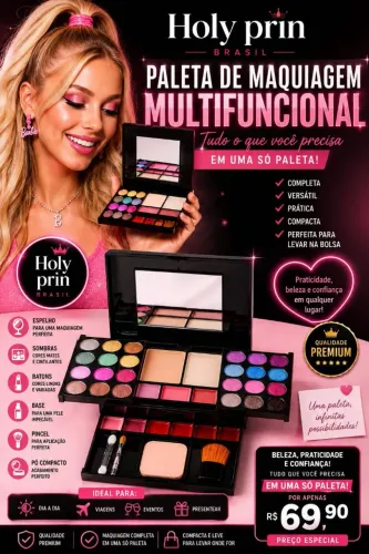 Paleta de maquiagem - multifuncional ?