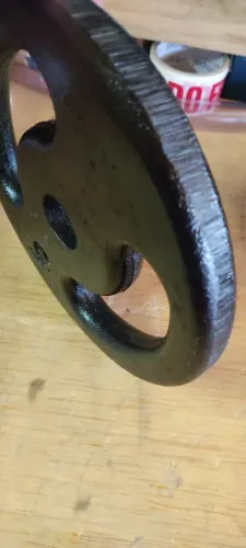 1 Anilha de Ferro Pintada 5kg Cor preta Musculação - PerformancefitBandeirantes