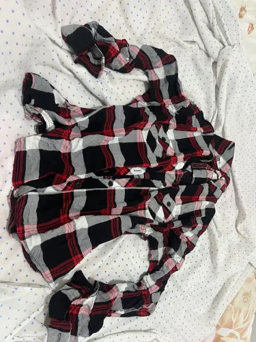 Blusa de xadrez para são João de Maracanaú
