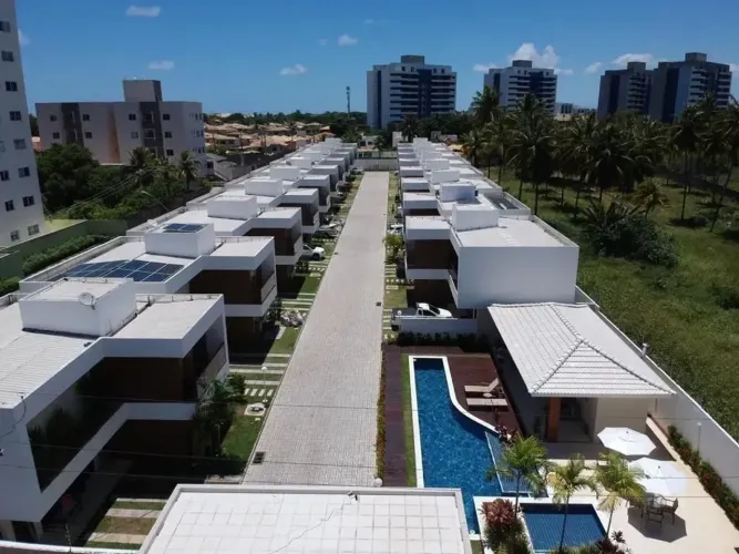 Casa equipada com 4 suites e area gourmet privativa, em Buraquinho / Lauro de Freitas - Ba