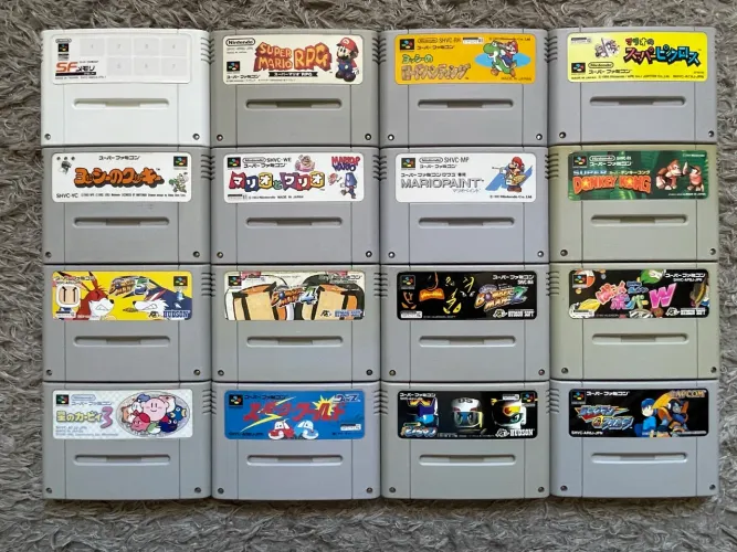 Super Famicom / Super Nintendo - Jogos Originais