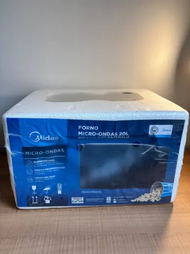 Micro-ondas 20L Midea Prata NOVO