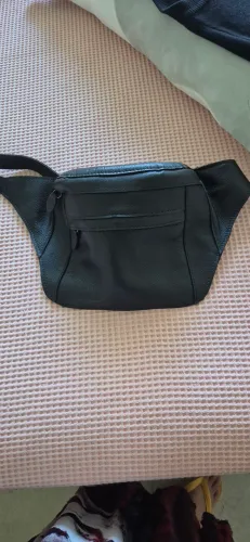 Bolsa pochete de couro