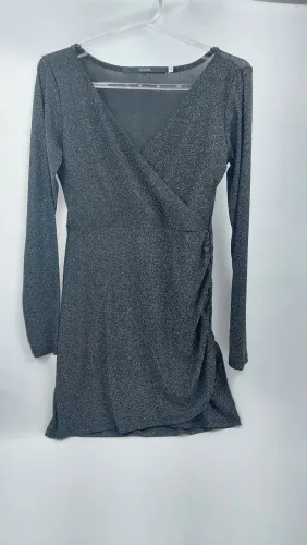 Vestido Lurex manga longa/curto, marca Youcom