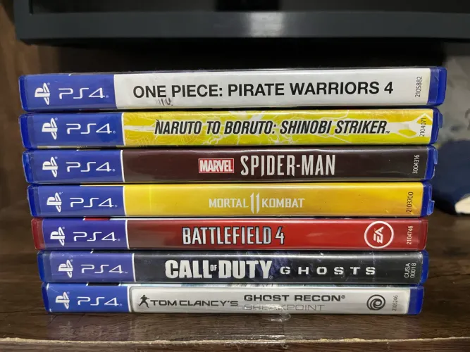 Jogos para PS4.