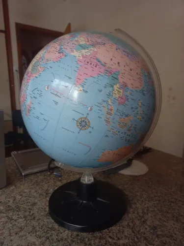Globo terrestre grande 30 X 30