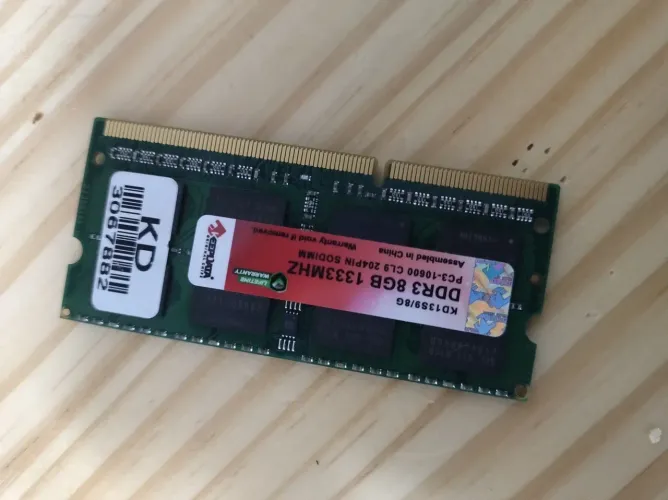 Memória ram notebook ddr3 8gb dual channel