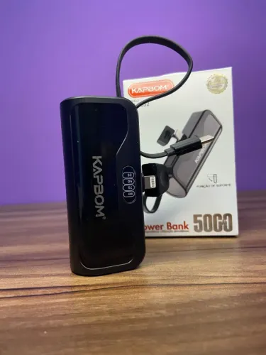 Power Bank Kapbom KA- *mAh com Conector Lightning