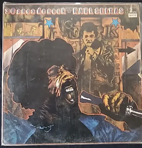 LP Raul Seixas - 30 Anos de Rock (1985 / Edição Fontana) - Ótimo Estado