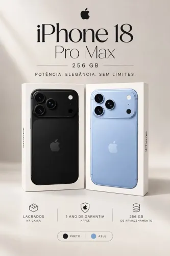 iphone 18 pro max novo 2 unidades disponíveis 