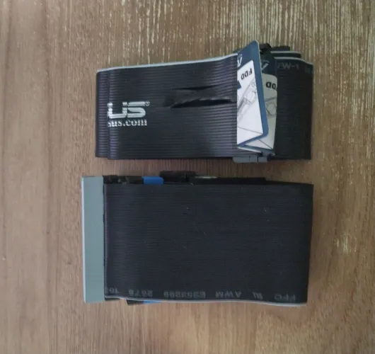 Cabos IDE ASUS 80 Vias ATA100 + Cabo Floppy 34 Vias | PC Antigo / Retrô