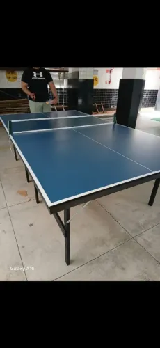 Mesa de ping pong tamanho oficial kit completo 