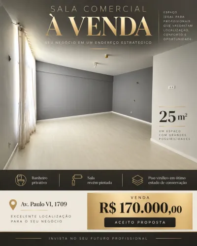 Vendo sala comercial na Pituba