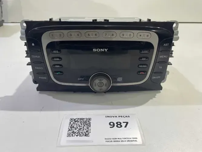 Radio Som Multimídia Ford Focus 2009/13 Original